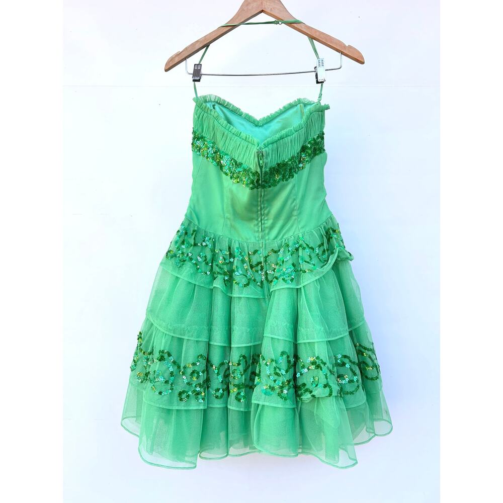 Y2K Betsey Johnson Sharpay Evans Dress High School Musical Green Fairy Tulle 6 - Picture 5 of 11